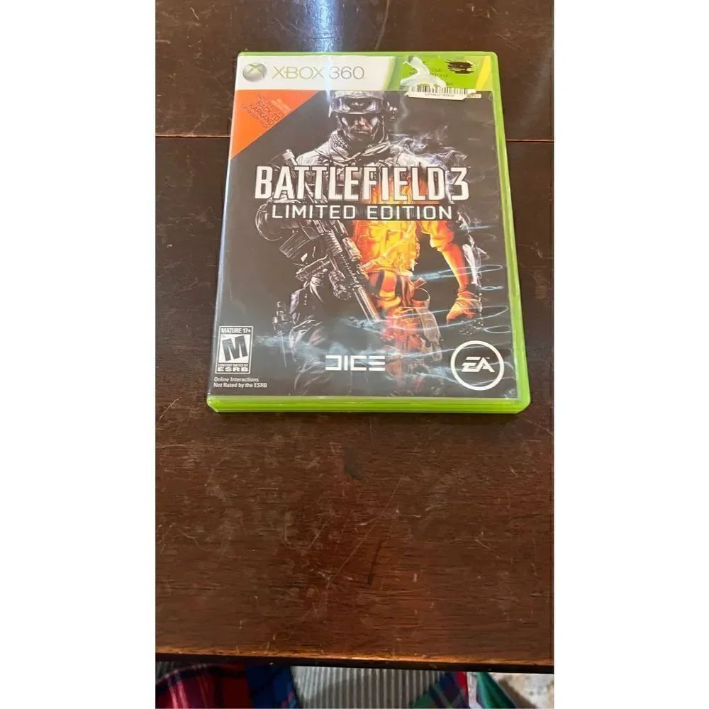 BATTLEFIELD 3 LIMITED EDITION XBOX 360 2 DISKS ORIGINAL MANUAL & CASE